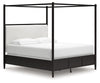 Portdown California King Upholstered Canopy Bed