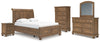 Vandenmore Queen Sleigh Bed, Dresser, Mirror, Chest and Nightstand