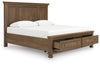 Vandenmore King Panel Storage Bed
