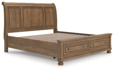 Vandenmore King Storage Sleigh Bed
