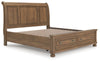 Vandenmore King Storage Sleigh Bed
