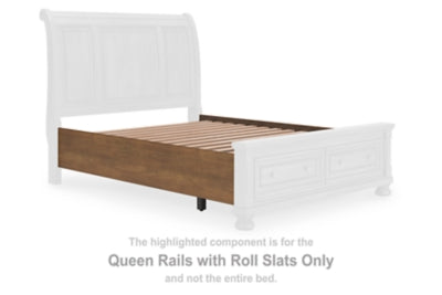 Vandenmore Queen Rails with Roll Slats