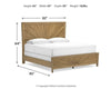 Takston King Panel Bed