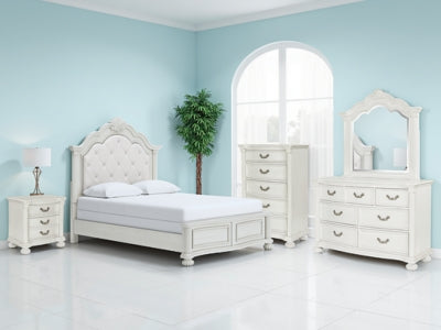 Montelaine Queen Upholstered Panel Bed