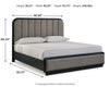 Rowanbeck California King Upholstered Panel Bed
