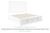 Chalanna King/California King Storage Footboard with Roll Slats
