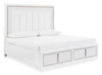 Chalanna King/California King Storage Footboard with Roll Slats
