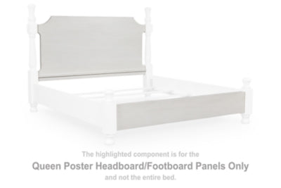 Chadworth Queen Poster Headboard/Footboard Panels