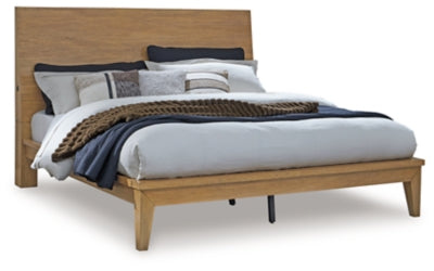Cama con panel Queen Sherbana