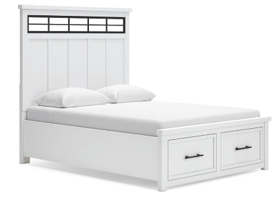 Ashbryn Queen Panel Storage Bed