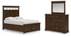 Taffenbrook Queen Panel Storage Bed, Dresser and Mirror