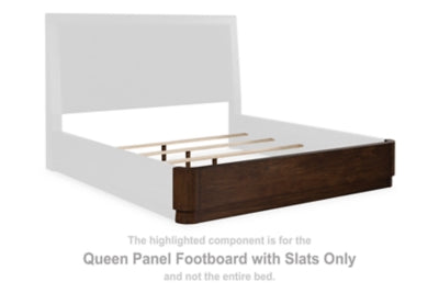 Kendamor Queen Panel Footboard with Slats