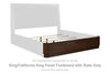 Kendamor King/California King Panel Footboard with Slats