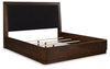 Kendamor King Upholstered Panel Bed