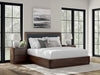 Kendamor King Upholstered Panel Bed
