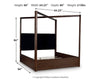 Kendamor Queen Canopy Bed