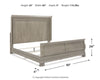 Lexorne King Sleigh Footboard with Rails