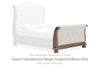 Ardenfield Queen Upholstered Sleigh Footboard/Slats