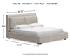 Cabalynn King Upholstered Bed