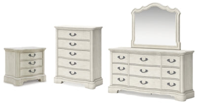 Arlendyne Dresser, Mirror, Chest and Nightstand
