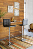 Bellatier Adjustable Height Bar Stool (Set of 2)