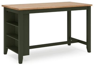 Mesa de comedor a la altura de la encimera Gesthaven