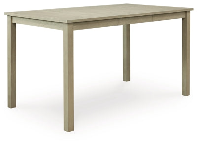 Mesa de comedor extensible a la altura del mostrador Calmoro