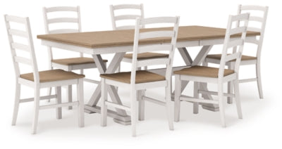 Westlinport Extension Dining Table and 6 Chairs