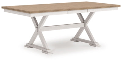 Mesa de comedor extensible Butterfly Westlinport