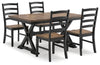 Wildenauer Dining Table and 4 Chairs