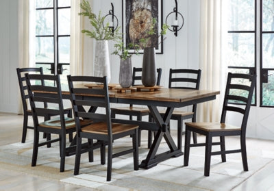Wildenauer Extension Dining Table and 6 Chairs