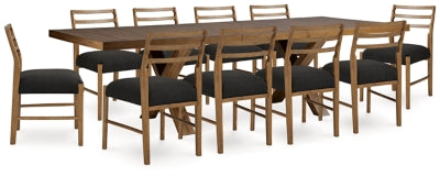 Steenlage Dining Table and 10 Chairs