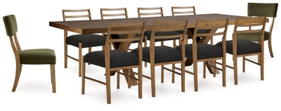 Steenlage Dining Table and 10 Chairs