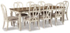 Realyn Dining Extension Table and 8 Chairs