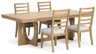 Rencott Extension Dining Table and 4 Chairs