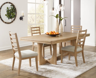 Rencott Extension Dining Table and 4 Chairs