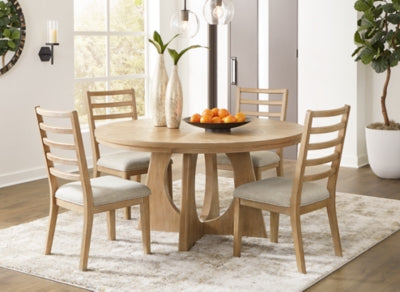 Rencott Dining Table and 4 Chairs