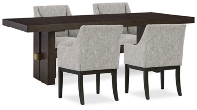 Burkhaus Dining Table and 4 Chairs