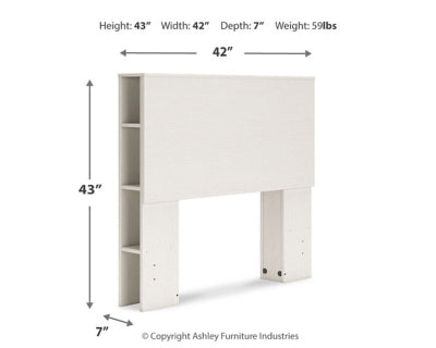 Aprilyn Twin Bookcase Headboard