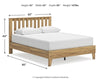 Bermacy Queen Platform Panel Bed