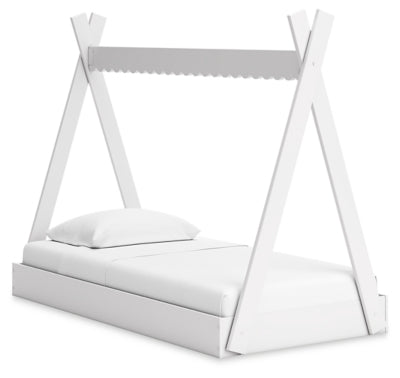 Cama doble Hallityn tipo tienda de campaña