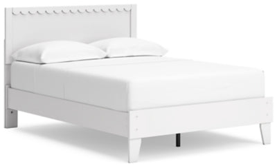 Cama de plataforma con cabecero y piecero Hallityn