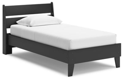 Cama de plataforma con doble panel Socalle