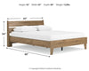 Deanlow Queen Platform Panel Bed