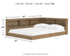 Deanlow Full Bookcase Storage Bed