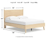 Cabinella Full Platform Panel Bed