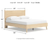 Cabinella Queen Platform Panel Bed