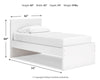 Onita Twin Panel Platform Bed
