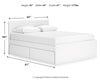 Onita Queen Panel Platform Bed with 1 Side Storage