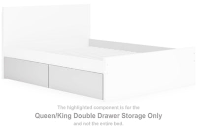 Onita Queen/King Double Drawer Storage